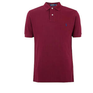 Polo Ralph Lauren Mens Polo Sz M Red Wine Soft Touch NWT